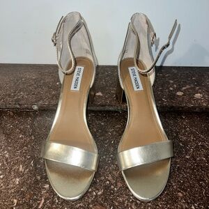 Steve Madden Women's Gold Heeled Sandals